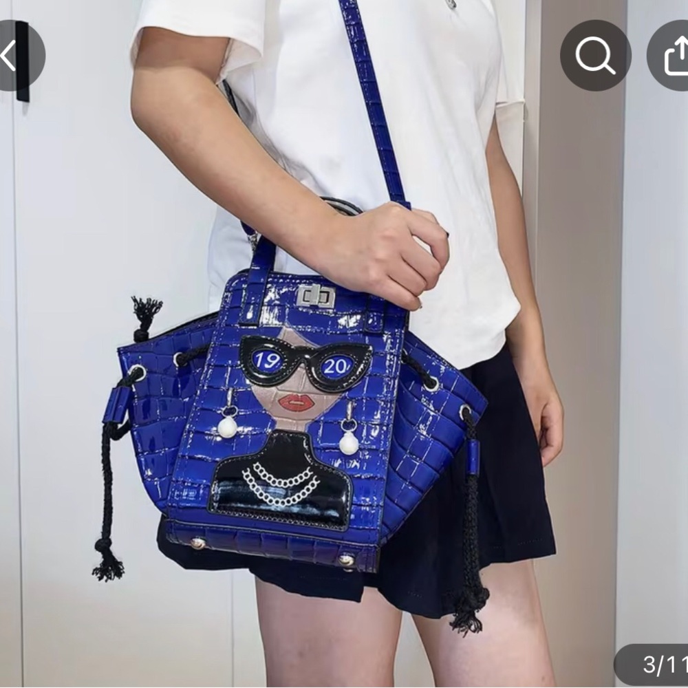 Blue Designer Women Bag